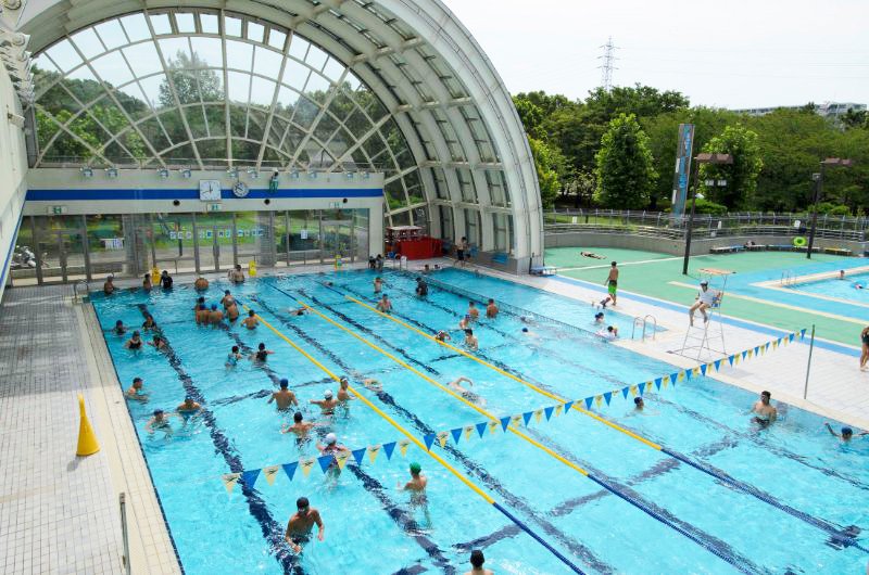 東 綾瀬 公園 温水 プール すいすい らんど 綾瀬